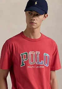 Classic Fit Madras Logo Jersey T-Shirt