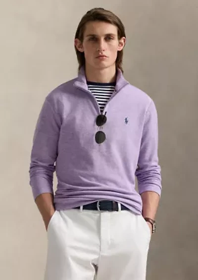 Cotton Blend Jacquard Pullover Sweater