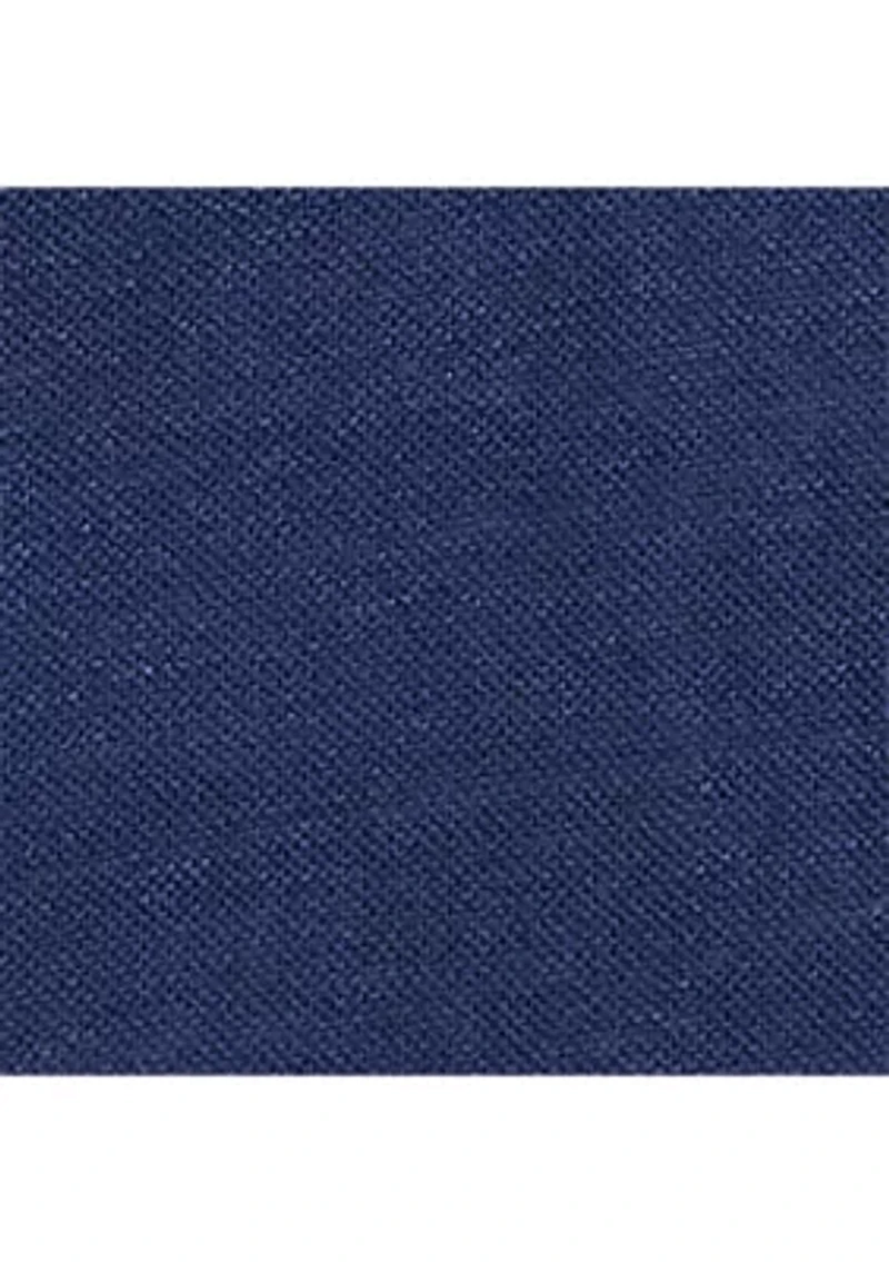 Linen Mesh Polo Shirt