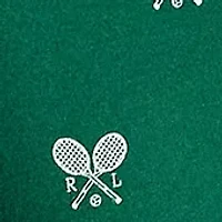 Classic Fit Racquet-Print Polo Shirt