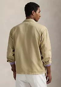 Linen-Cotton Overshirt