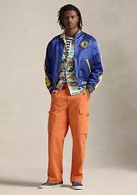Classic Fit Patchwork Print Camp Shirt