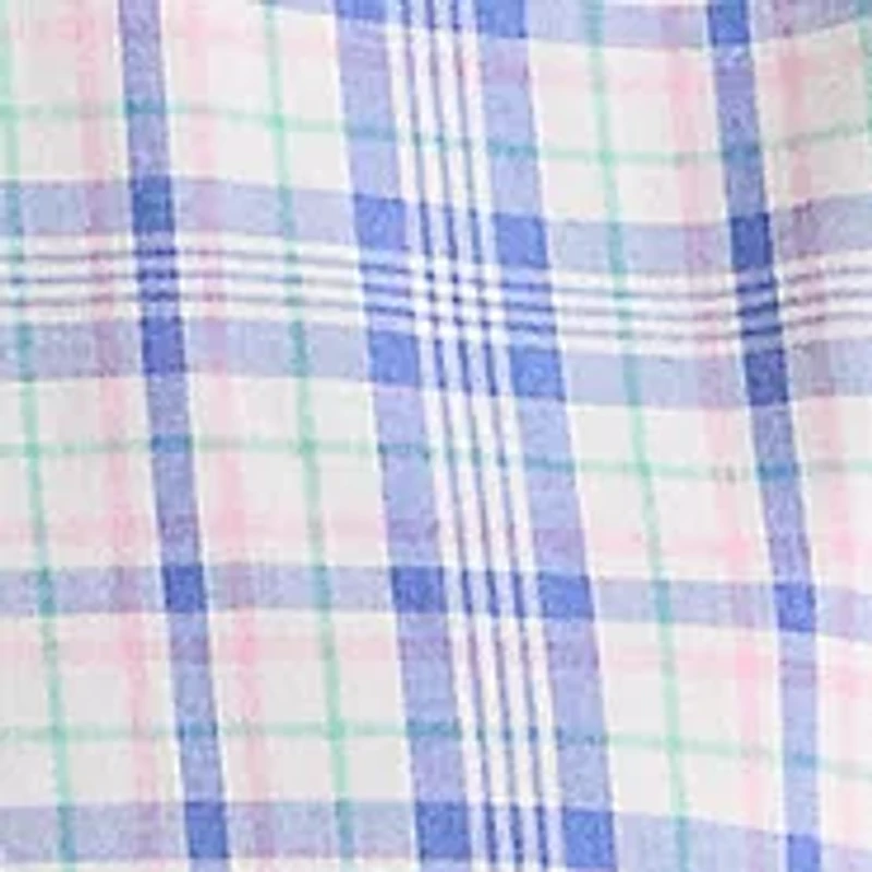 Classic Fit Checked Stretch Poplin Shirt