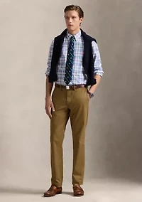 Classic Fit Checked Stretch Poplin Shirt