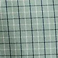 Classic Fit Checked Stretch Poplin Shirt