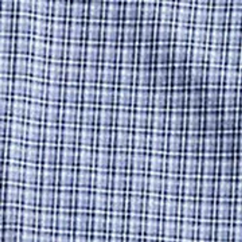 Classic Fit Checked Stretch Poplin Shirt