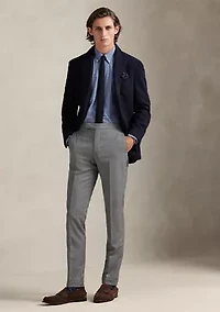 Classic Fit Checked Stretch Poplin Shirt