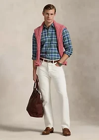 Classic Fit Plaid Oxford Shirt