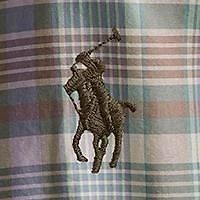 Classic Fit Plaid Oxford Shirt