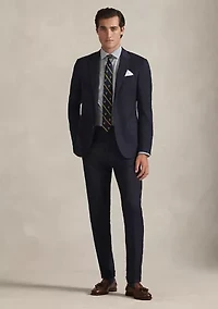 Classic Fit Plaid Stretch Poplin Shirt