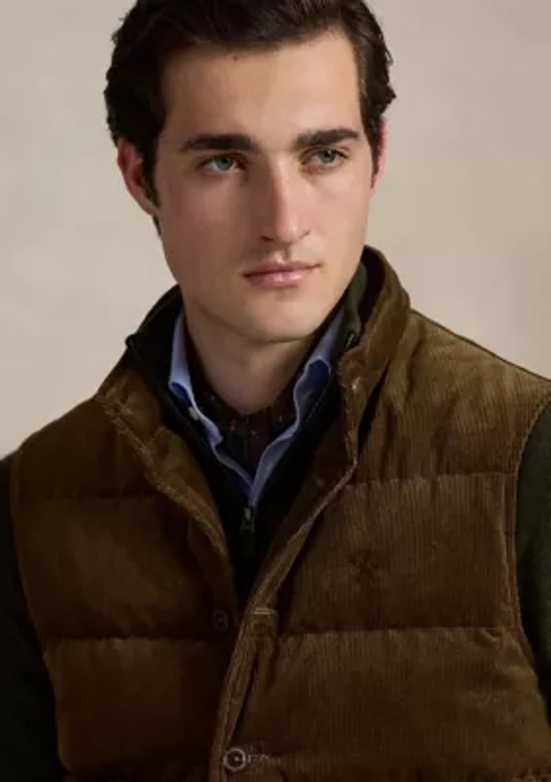 Quilted Corduroy Vest