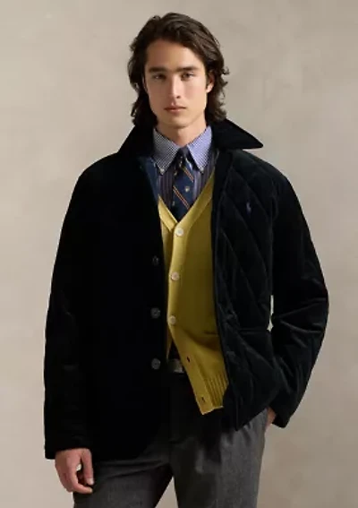 Quilted Corduroy Car Coat