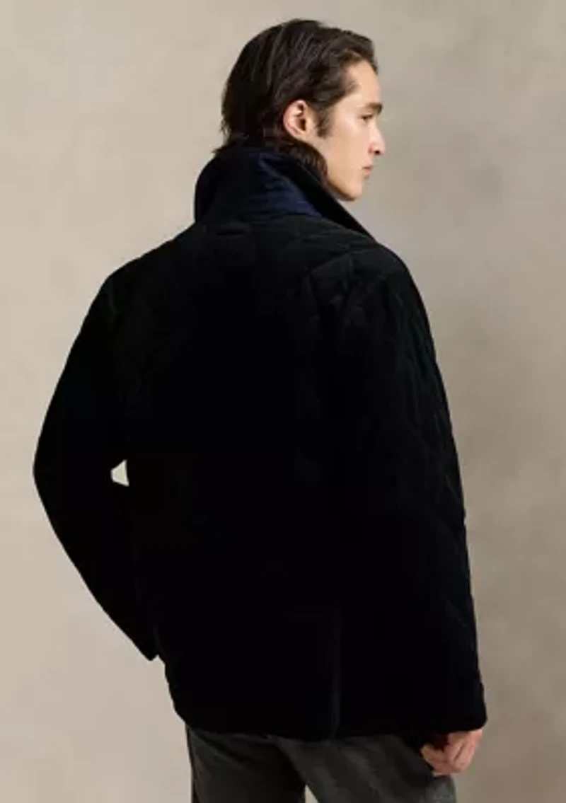 Quilted Corduroy Car Coat