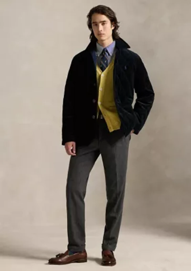 Quilted Corduroy Car Coat