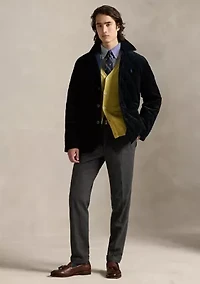 Quilted Corduroy Car Coat