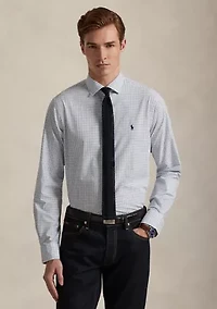 Men's Slim Fit Stretch Poplin Shirt