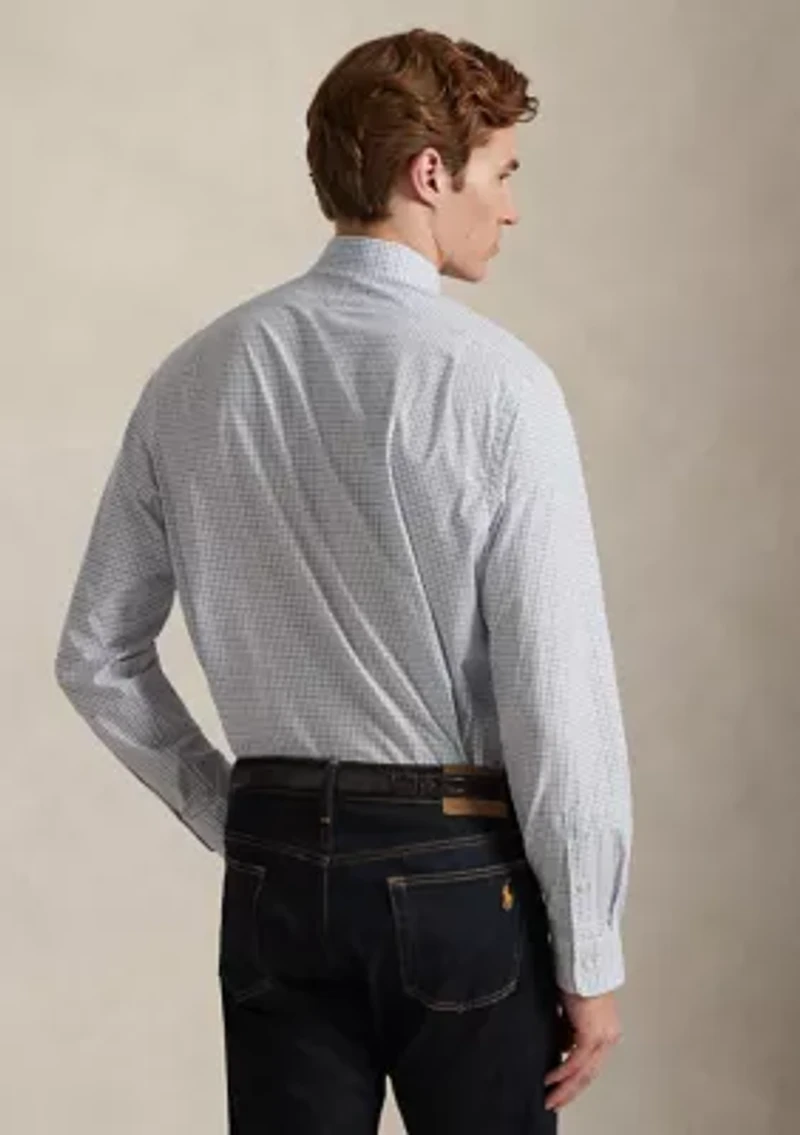 Men's Slim Fit Stretch Poplin Shirt