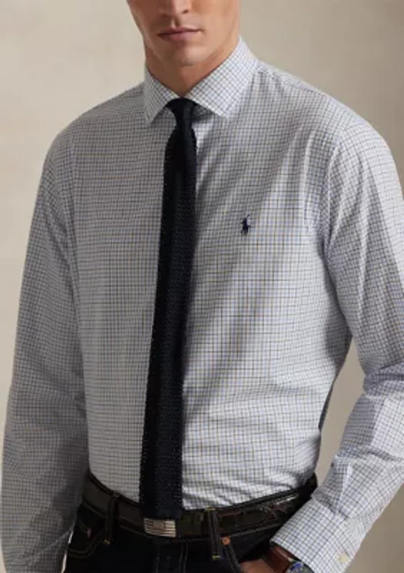 Men's Slim Fit Stretch Poplin Shirt