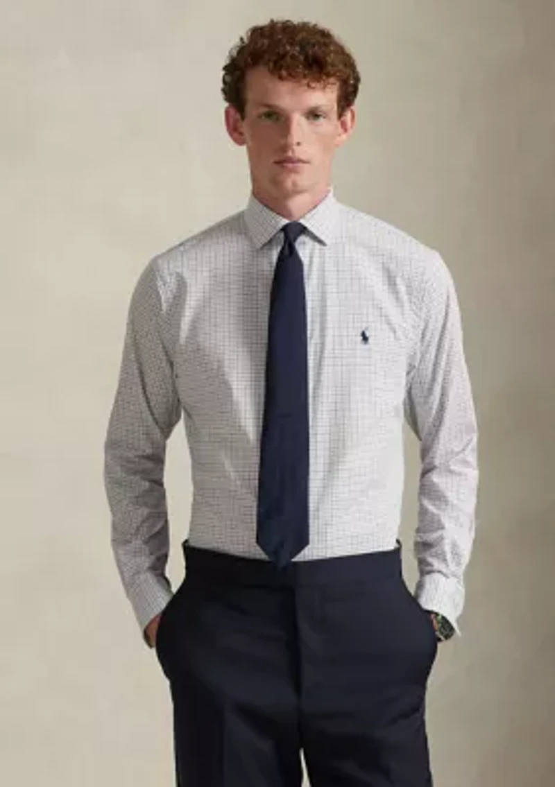 Men's Slim Fit Stretch Poplin Shirt