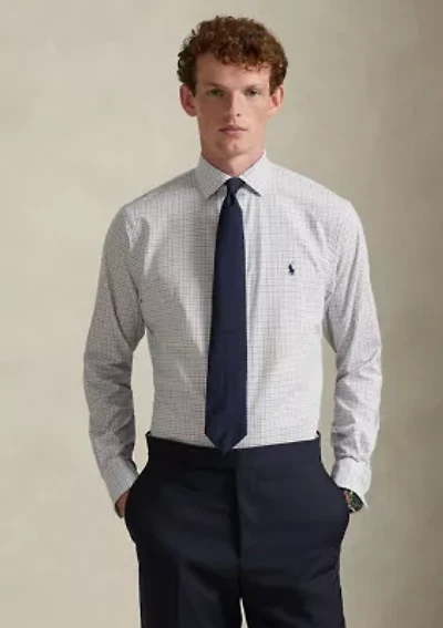 Men's Slim Fit Stretch Poplin Shirt