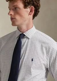 Men's Slim Fit Stretch Poplin Shirt