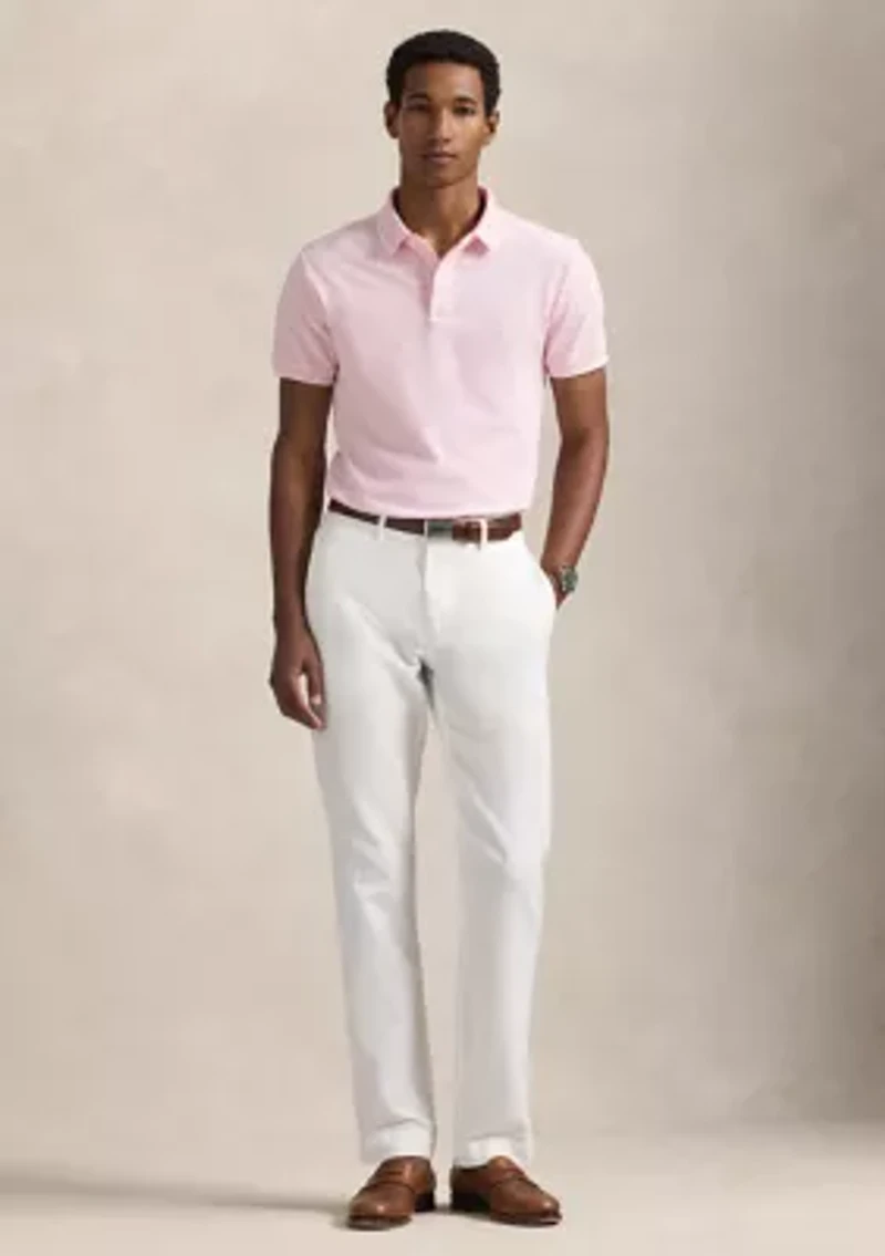 Classic Fit Stretch Oxford Mesh Polo Shirt