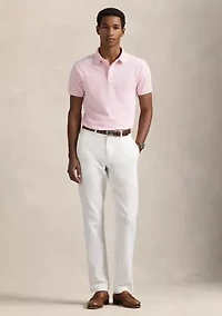 Classic Fit Stretch Oxford Mesh Polo Shirt