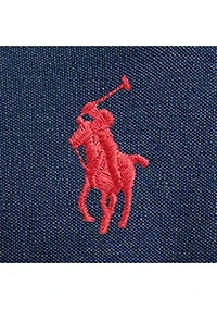 Men's Custom Slim Fit Indigo Mesh Polo Shirt