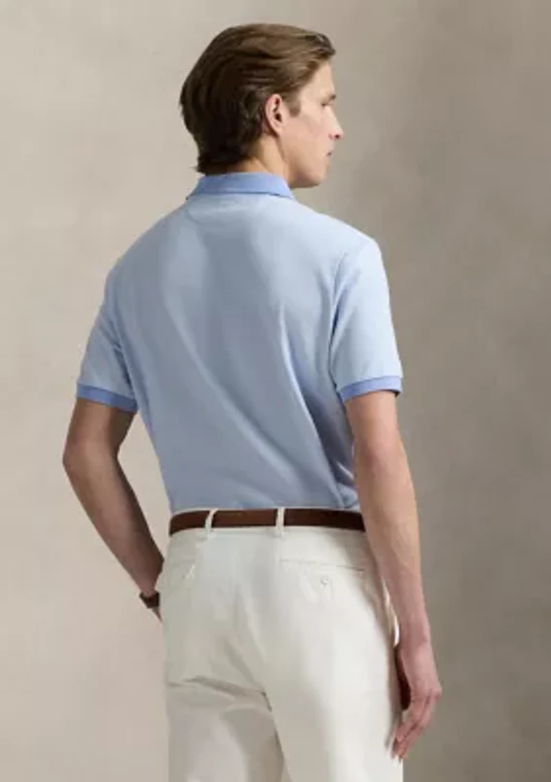 Classic Houndstooth Jersey Polo Shirt