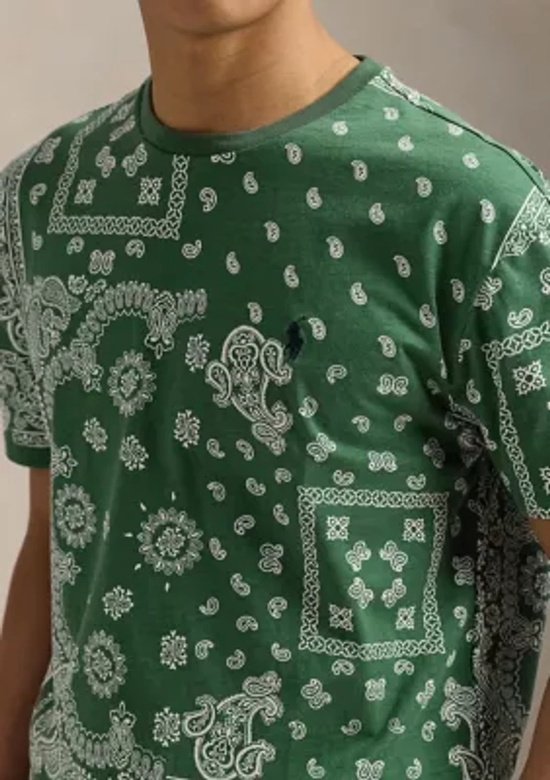 Classic Fit Bandanna Jersey T-Shirt