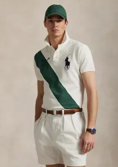 Classic Fit Big Pony Mesh Polo Shirt