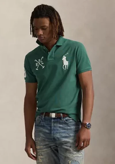 Classic Fit Big Pony Mesh Polo Shirt