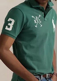 Classic Fit Big Pony Mesh Polo Shirt