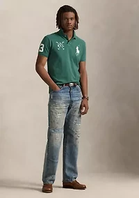 Classic Fit Big Pony Mesh Polo Shirt
