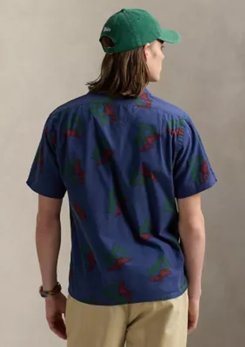 Classic Fit P-Wing Camp Shirt