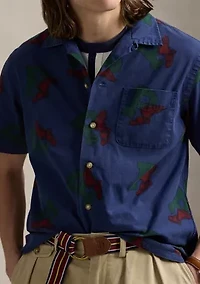 Classic Fit P-Wing Camp Shirt