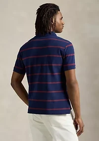 Custom Slim Fit Bear Mesh Polo Shirt