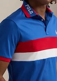 Classic Fit Striped Soft Cotton Polo Shirt