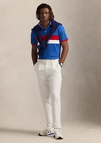 Classic Fit Striped Soft Cotton Polo Shirt