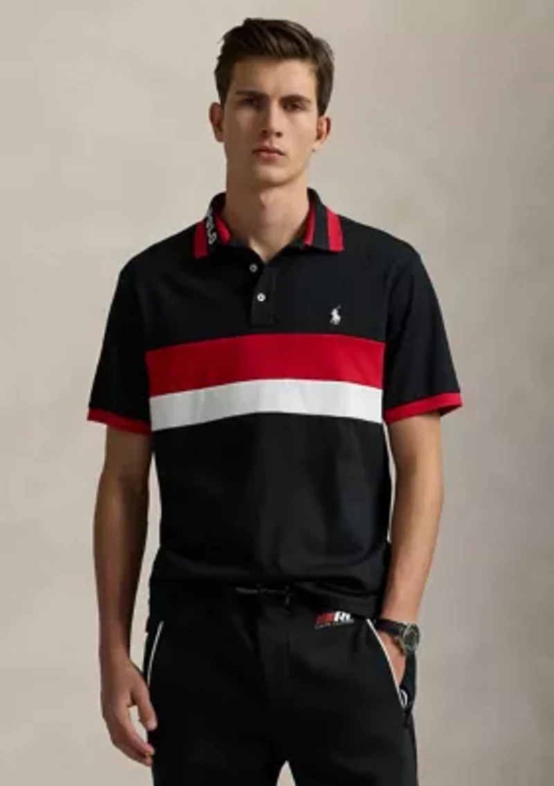 Classic Fit Striped Soft Cotton Polo Shirt