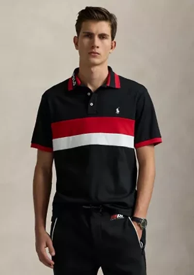 Classic Fit Striped Soft Cotton Polo Shirt