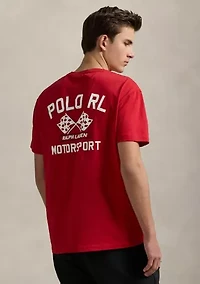 Classic Fit Slub Jersey Graphic T-Shirt