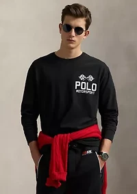 Classic Fit Slub Jersey Graphic T-Shirt