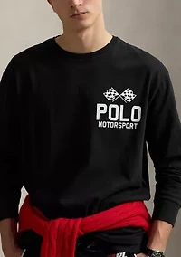 Classic Fit Slub Jersey Graphic T-Shirt