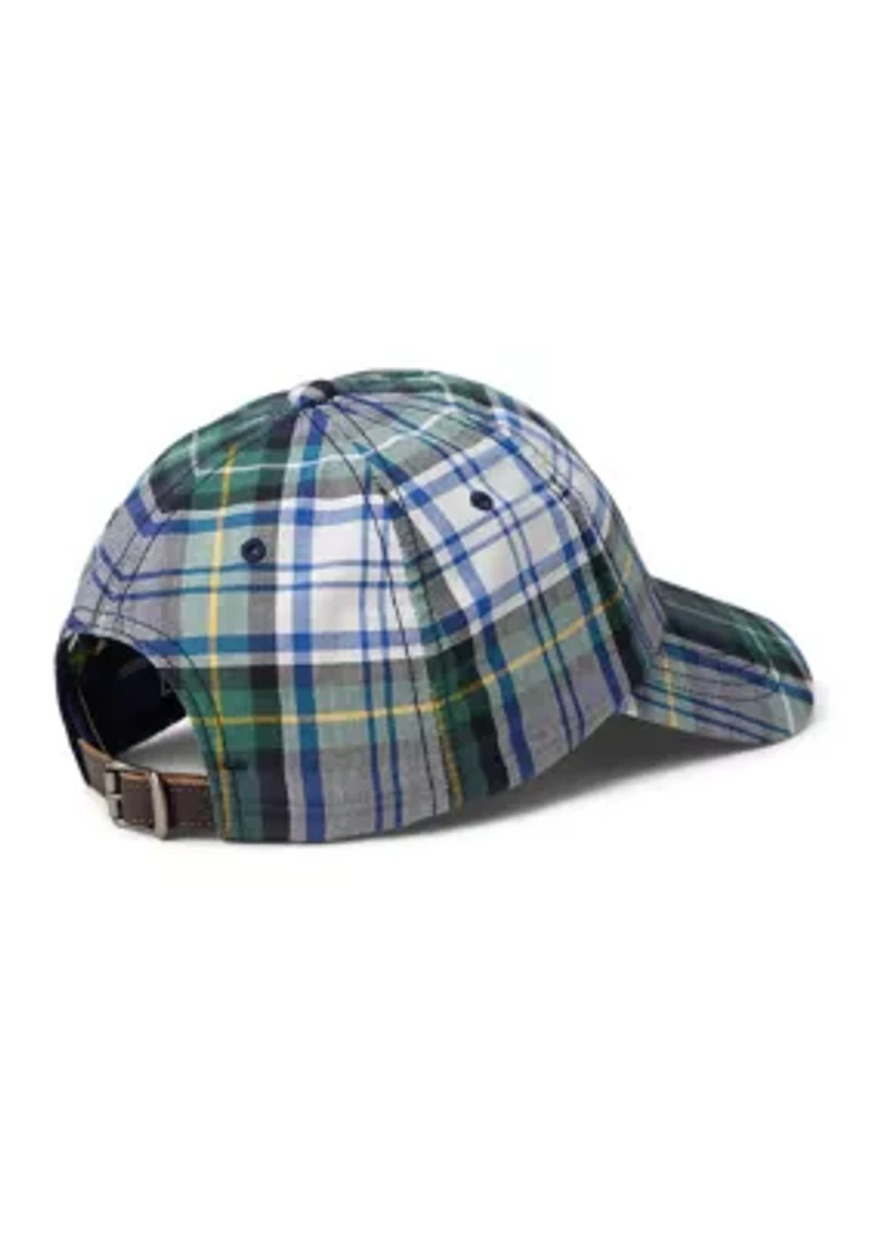 Plaid Oxford Ball Cap