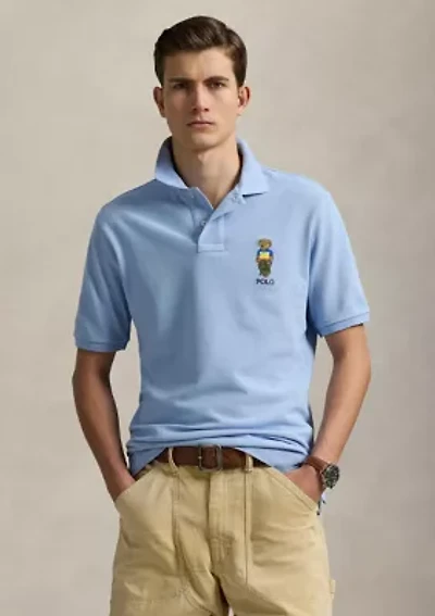 Classic Fit Polo Bear Mesh Shirt
