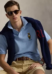 Classic Fit Polo Bear Mesh Shirt