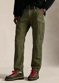 Men's Classic Fit Camo Canvas Cargo Pants