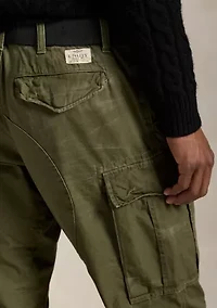 Men's Classic Fit Camo Canvas Cargo Pants