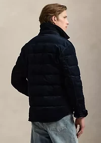 Quilted Corduroy Shirt Jacket